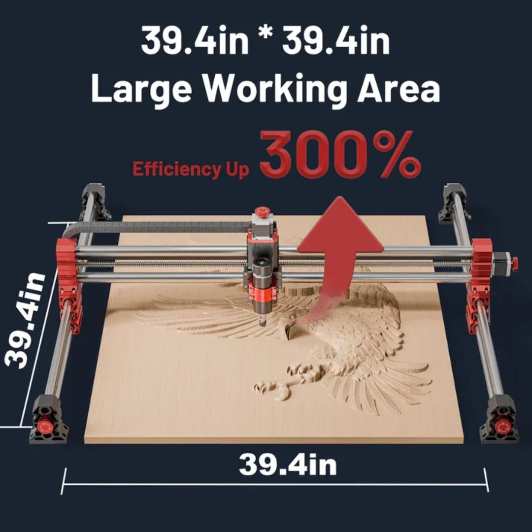 Brights Nest FusionCut 4000 (Upgraded) | World’s Most Affordable 3X Laser + 200W CNC + 3D Printer Workstation