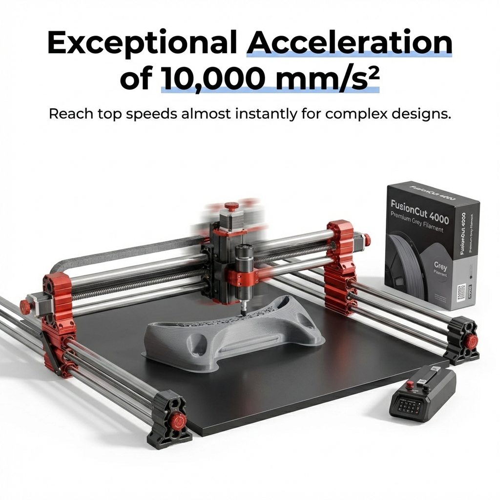 Brights Nest FusionCut 4000 (Upgraded) | World’s Most Affordable 3X Laser + 200W CNC + 3D Printer Workstation